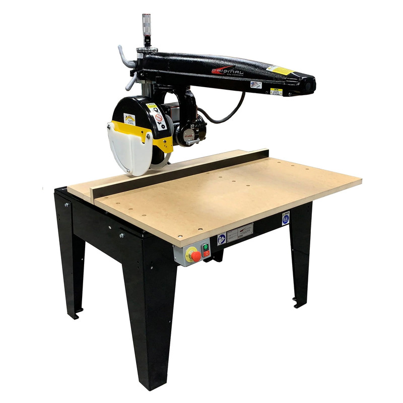 Radial Arm Saw with 14" Blade and 24" Crosscut,  5HP 3PH 460V